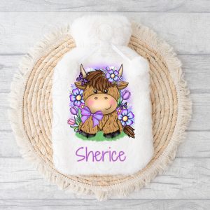 Highland Cow Hot Water Bottle