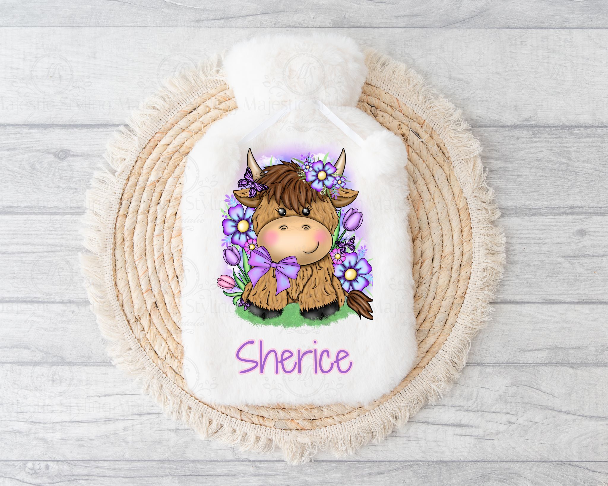 Highland Cow Hot Water Bottle