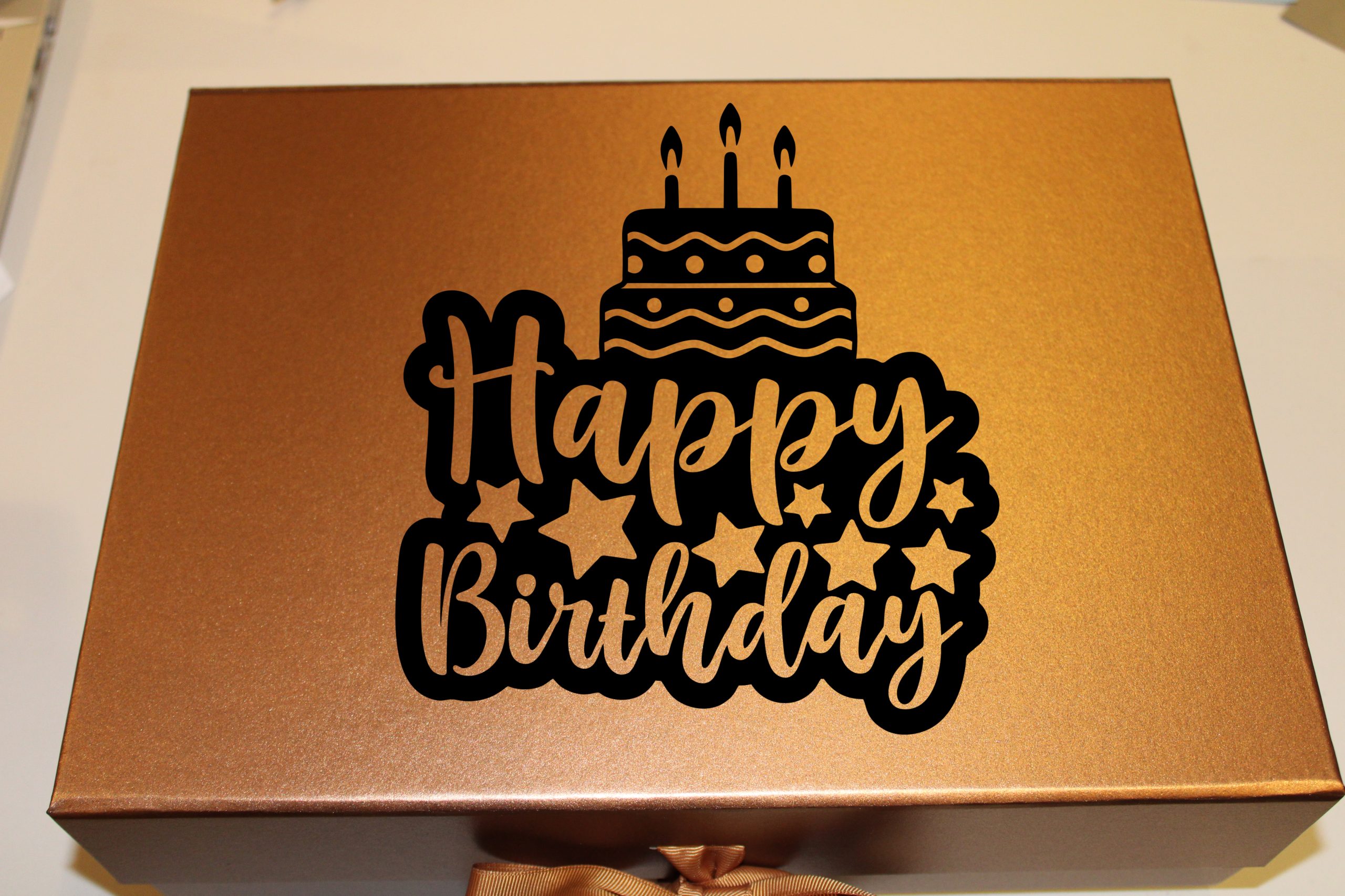 Large Birthday Gift Box (Cake)