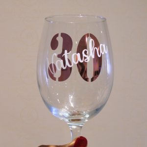 Milestone Wine Glass
