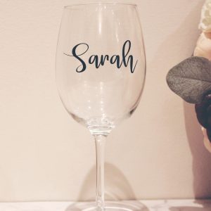 Personalised Wine Glass