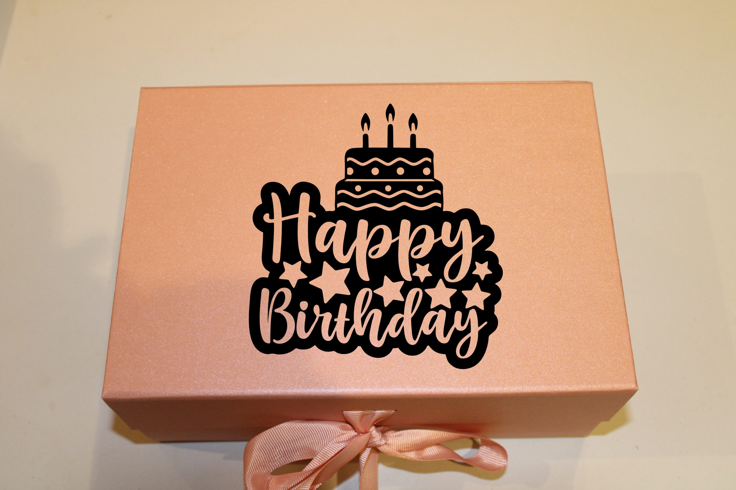 Small Birthday Gift Box (Cake)