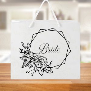 Rebecca - White Large Gift Bag