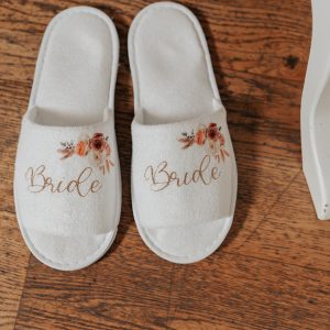 Autumn Floral Collection - Open Toe Slippers