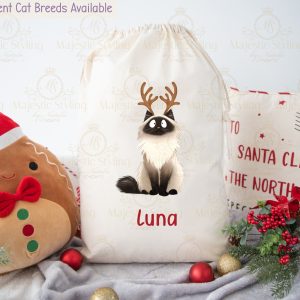Christmas Cats Sack