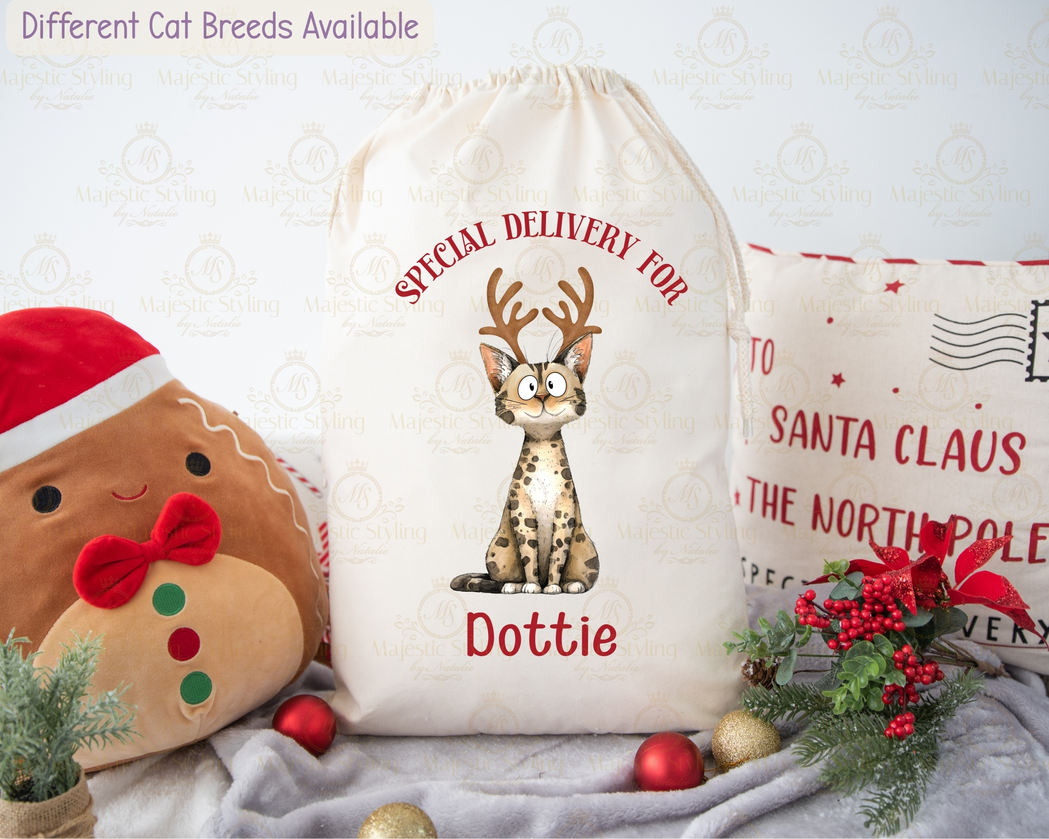 Christmas Cats Sack - Image 2