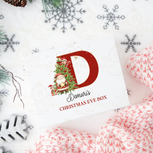 Christmas Initial Large Gift Box