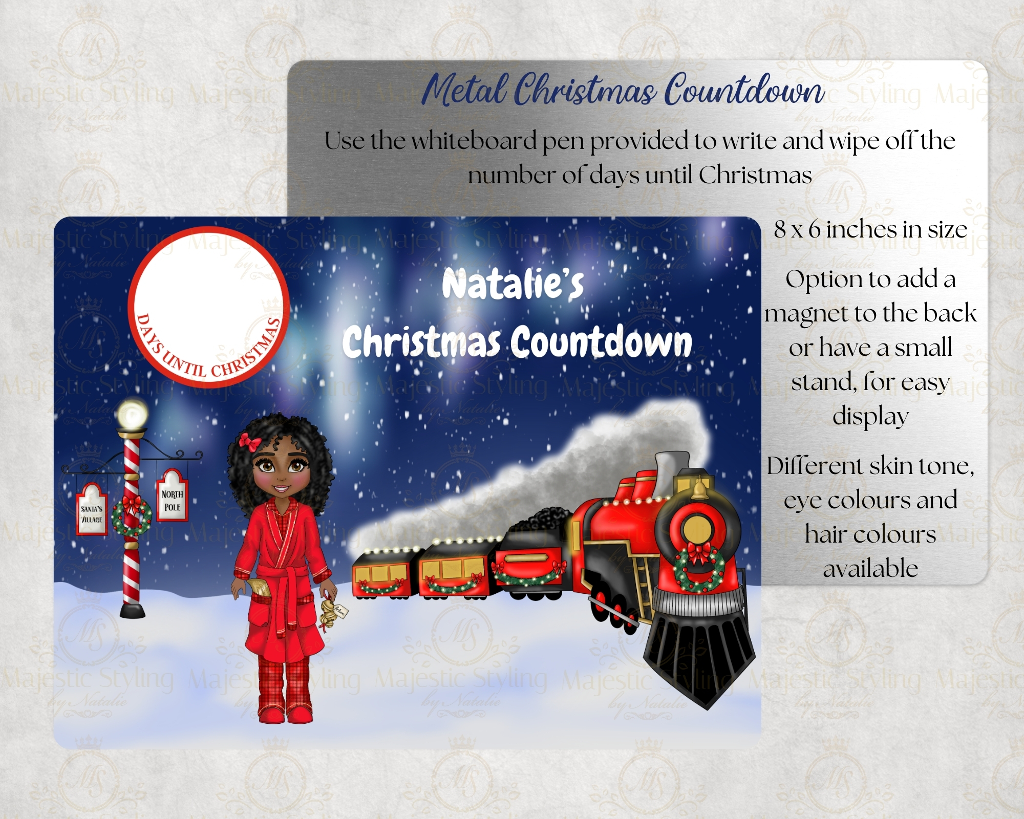 Christmas Train Countdown (Girl)