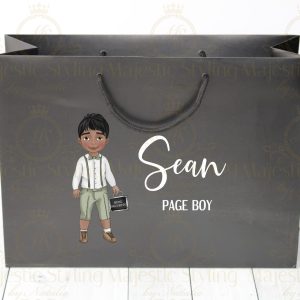 Dolly Collection - Black Large Gift Bag (Page Boy - Shorts)