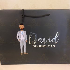 Dolly Collection - Black Large Gift Bag (Male)