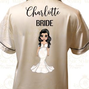 Dolly Collection -Pyjamas (Shorts) Curvy Bride