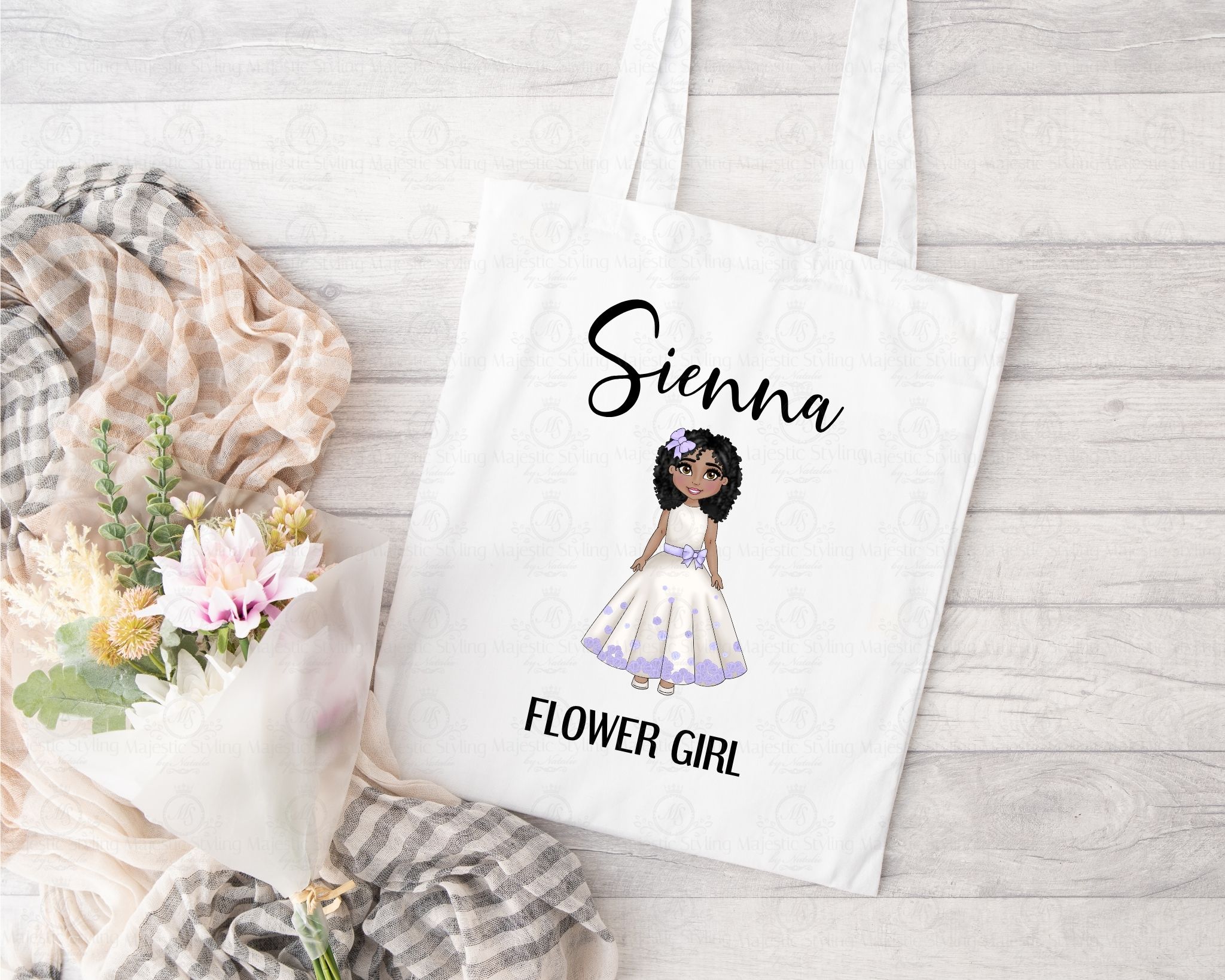 Dolly Collection - Tote Bag (Flower Girl) - Image 2