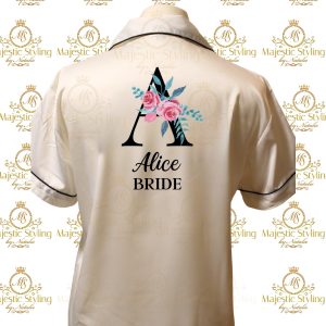 Floral Letter Collection - Pyjamas (Shorts)