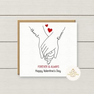 Forever & Always Hand Card