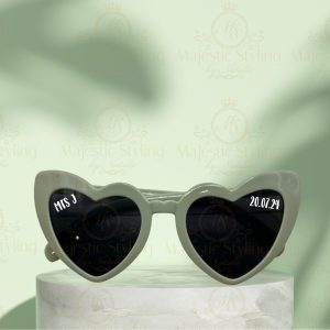 Heart Shaped Sunglasses (Mrs.. & Date)