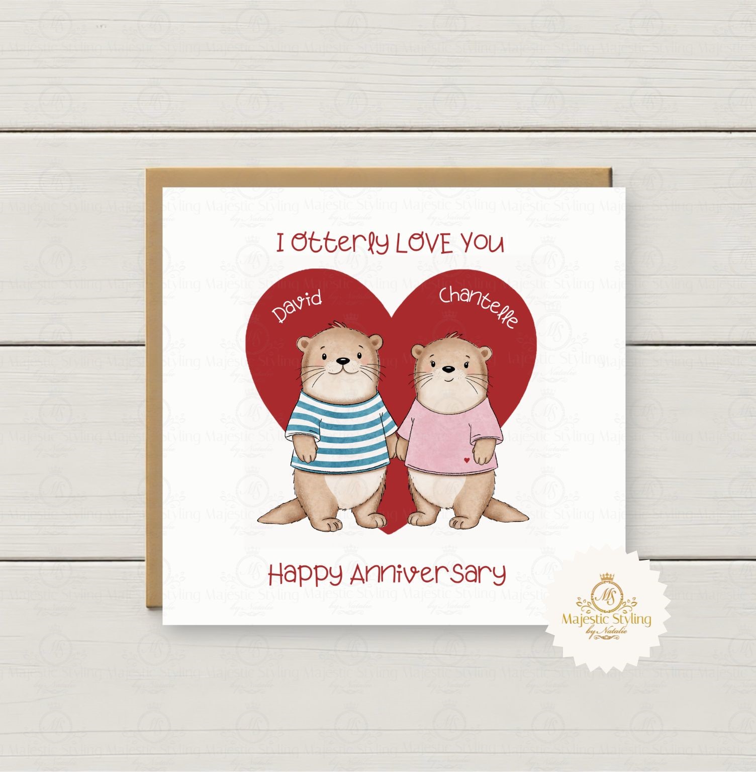 I Otterly Love You Card - Image 2