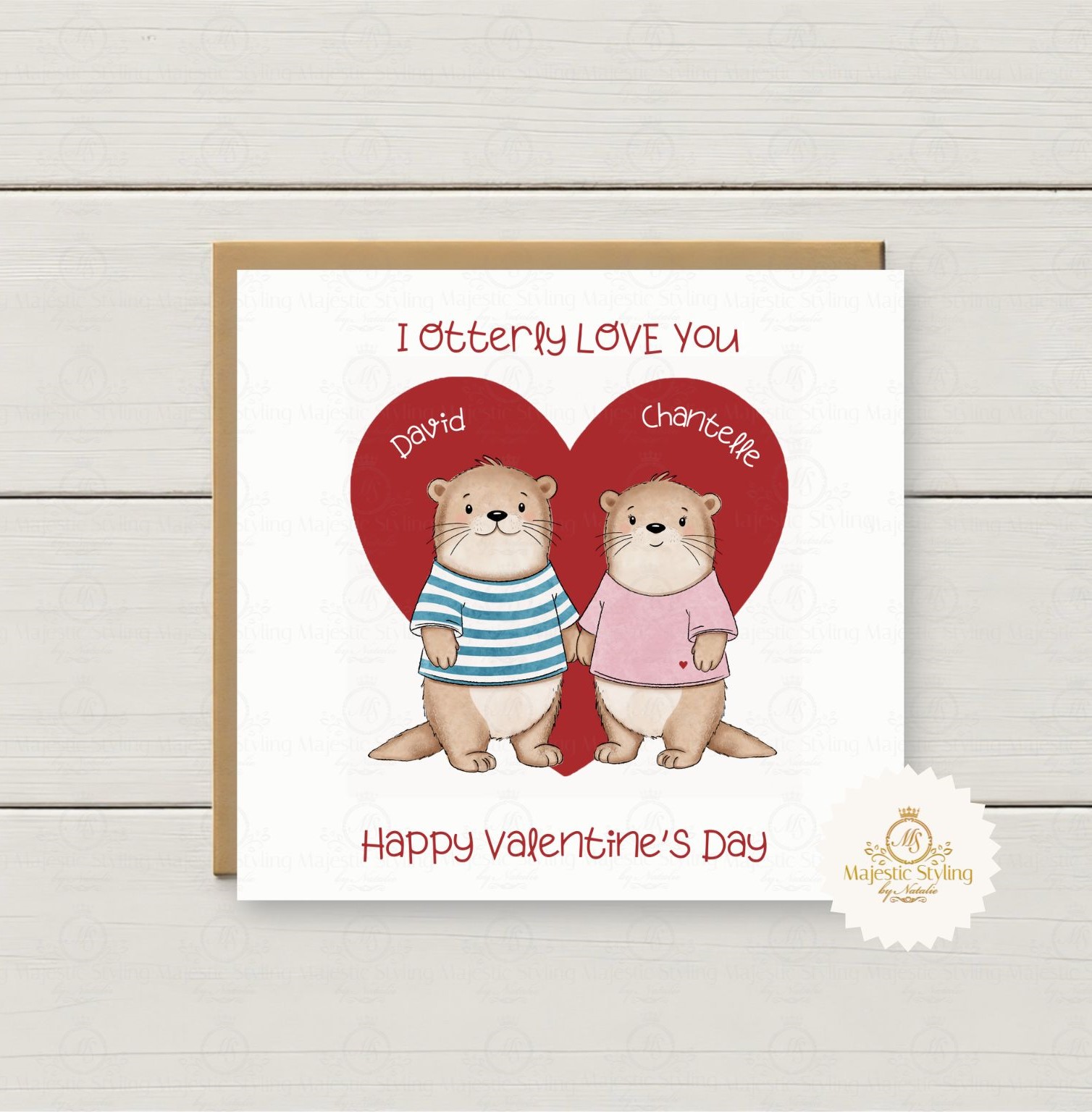 I Otterly Love You Card
