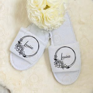 Louise - Open Toe Slippers
