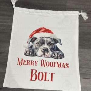 Merry Woofmas Dog Sack