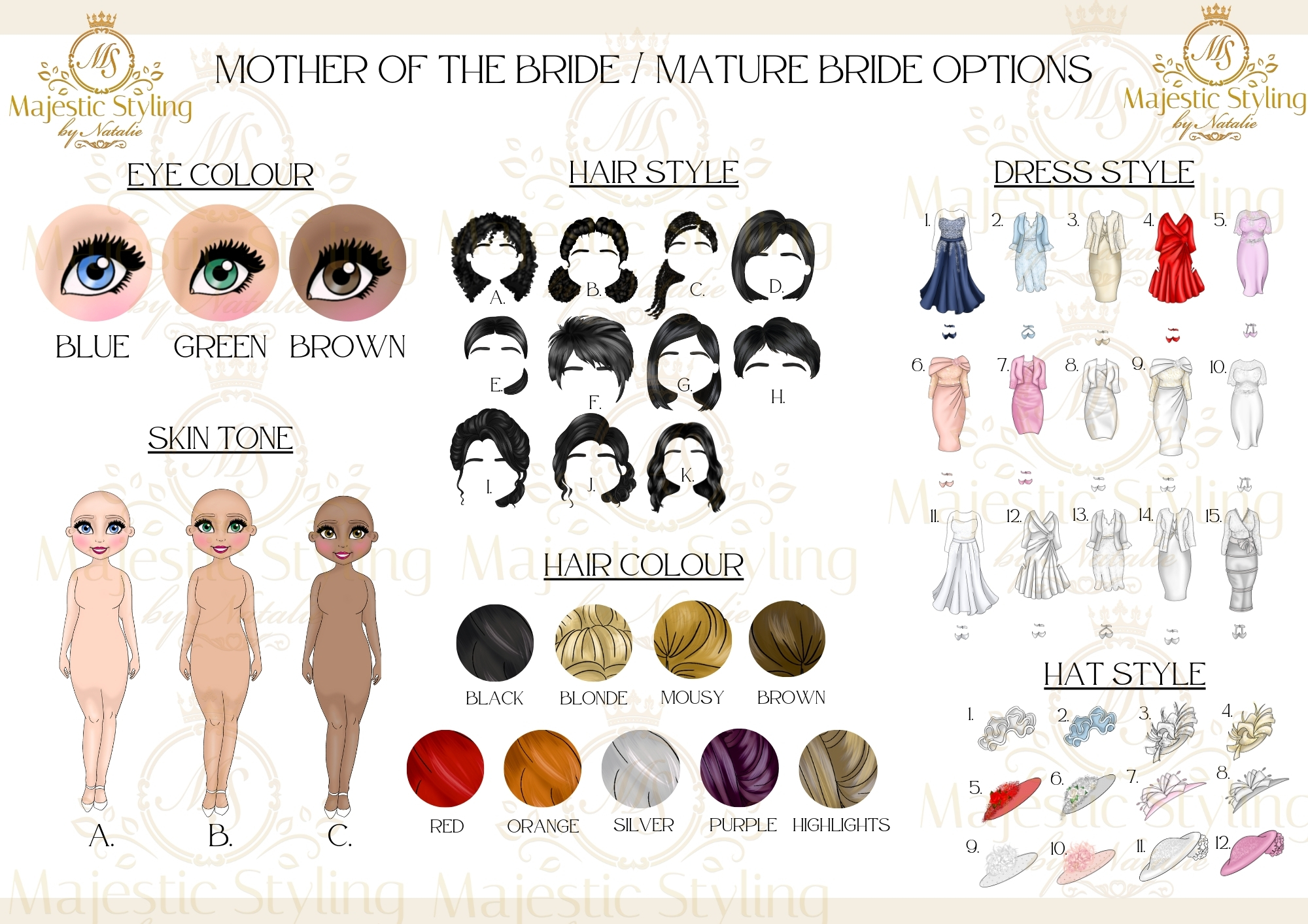 Dolly Collection - Pyjamas (Shorts) Mother of the Bride/Mature Bride - Image 3