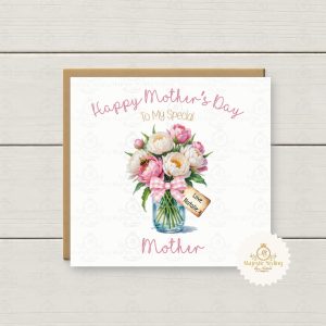 Peonies Mother's Day Card