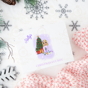 Purple Christmas Jumper Girl - Large Gift Box
