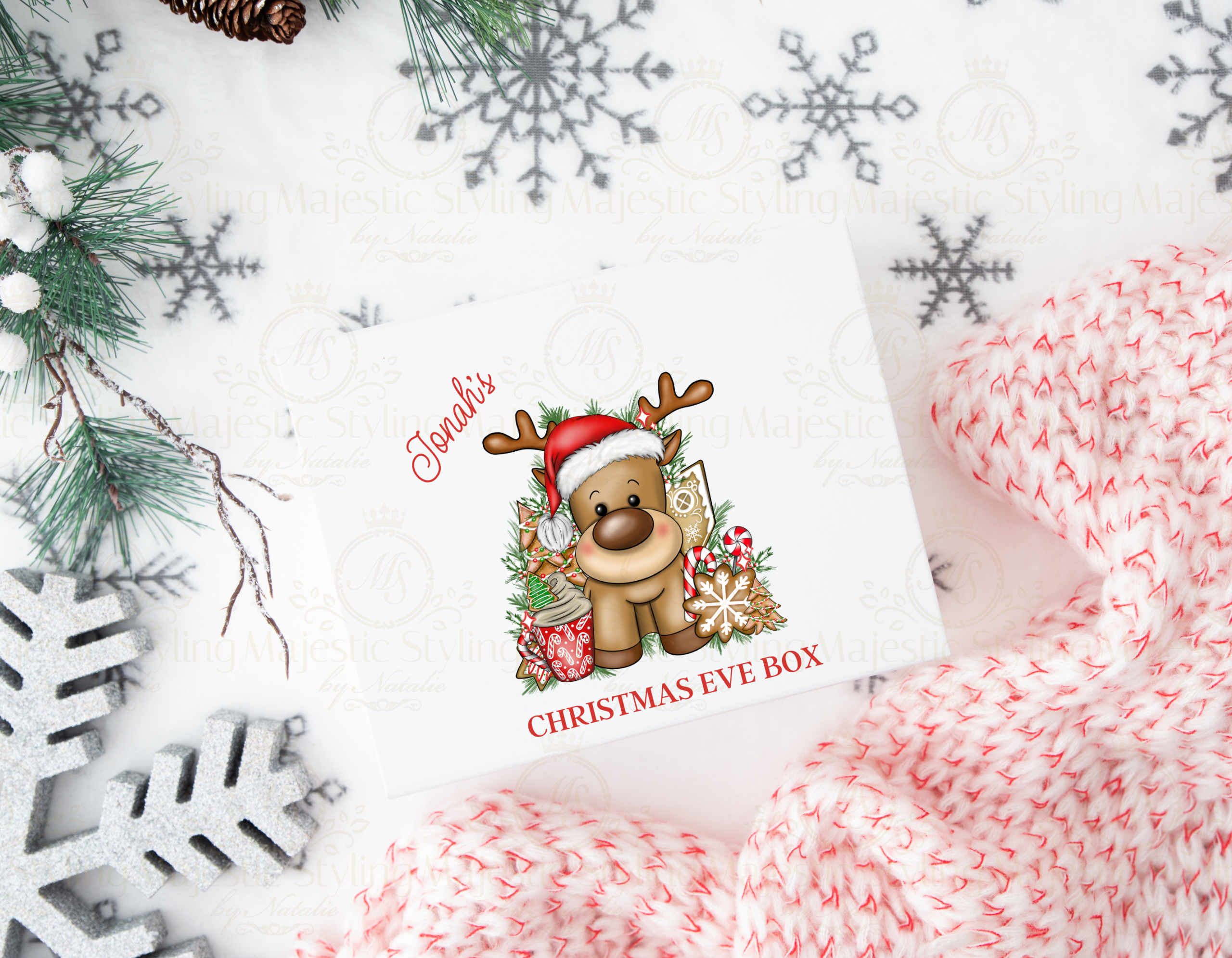 Reindeer Large Gift Box