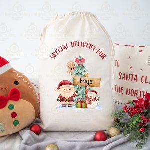 Santa Sign Sack
